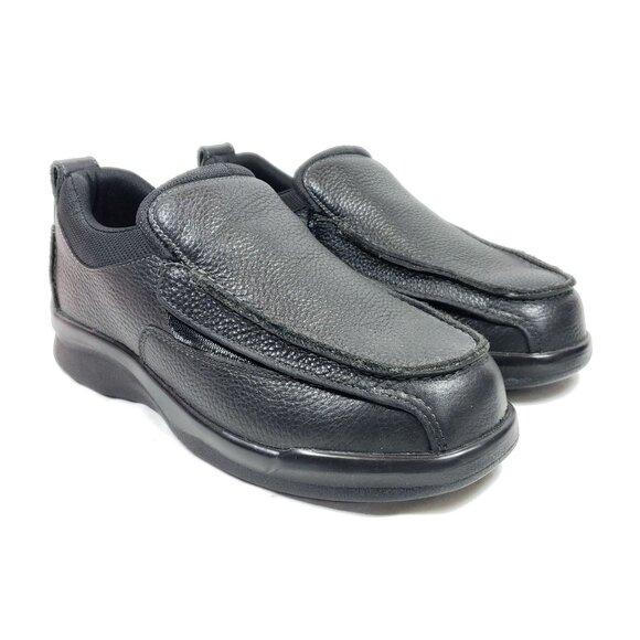 Apex Men's Size 10 XW Biomechanical Black Leather Moc Toe Shoes - Picture 1 of 11